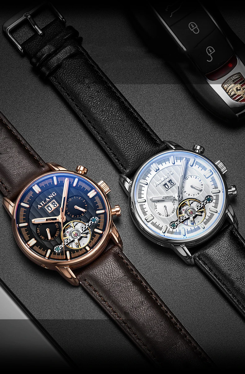 AILANG Top Tourbillon Man es Mechanical Sport Waterproof es Luxury Automatic Men's Clock_voghion.com