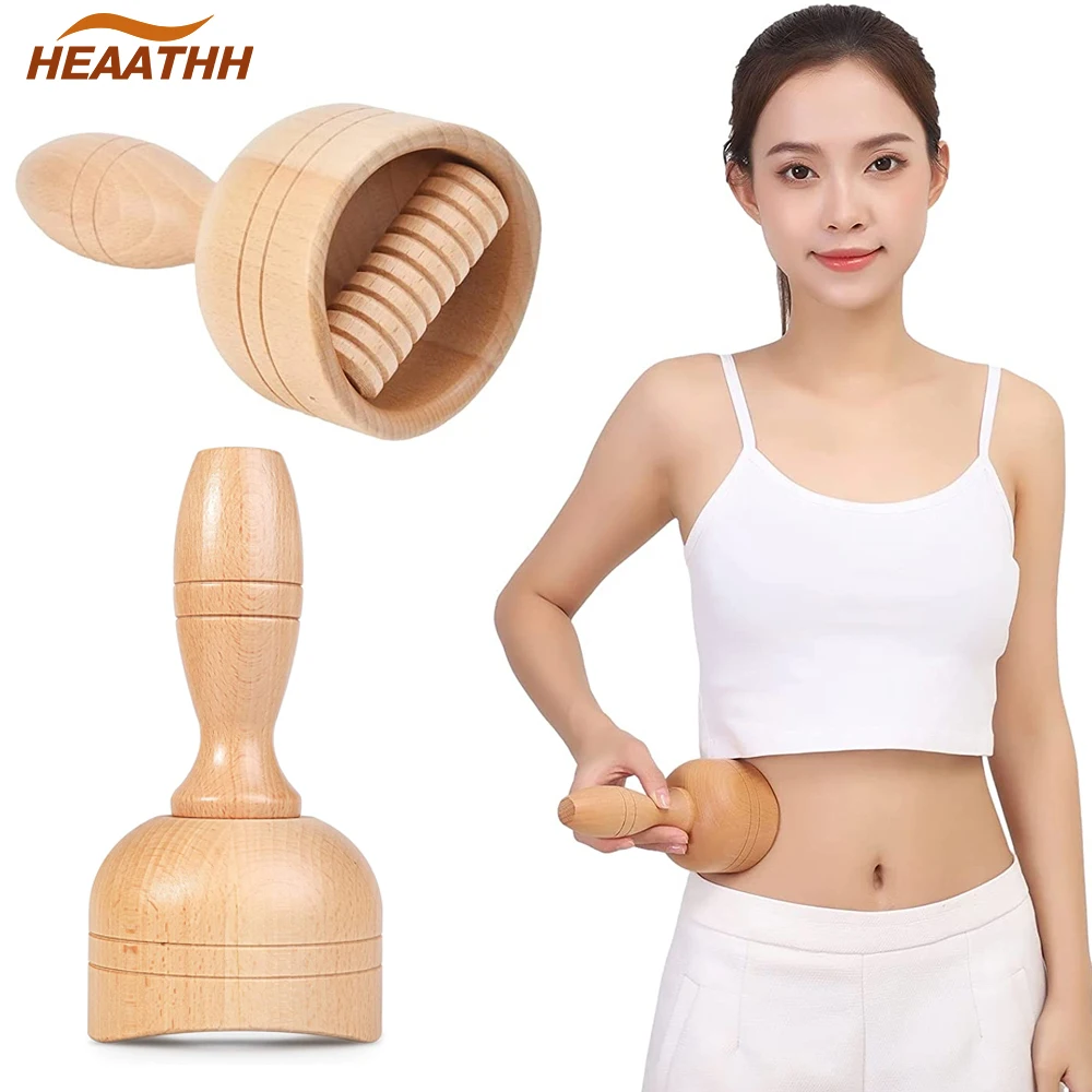 Wood Therapy Swedish Massage Cup with Roller for Lymphatic Drainage,Body Contour,Anti-Cellulite,Full-Body Muscle Tension Relief pana dora swedish wood 100