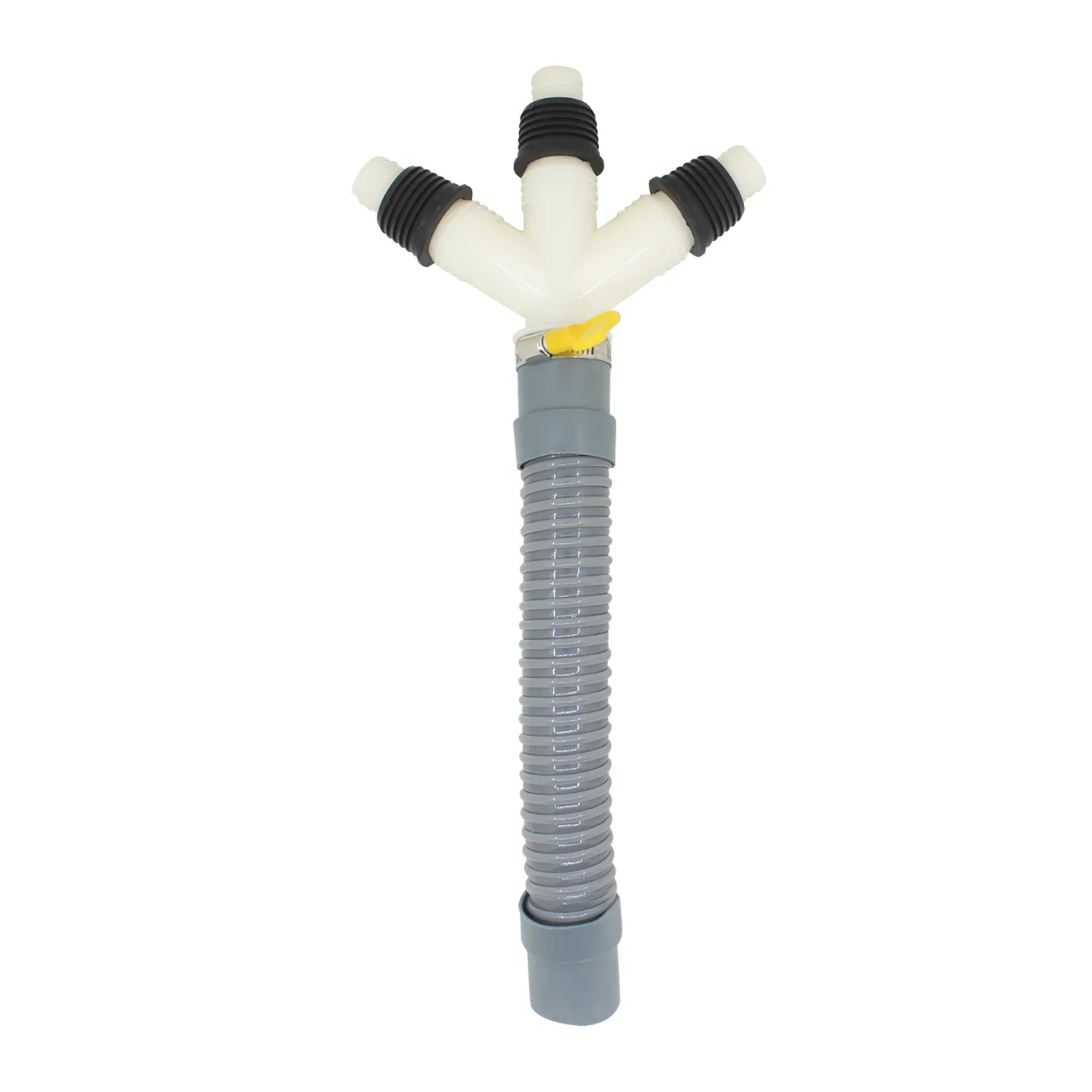 Washing machine drain pipe kit Washing Machine outlet hose adapter inlet pipe connector drain basin tee joint Splitter Connector Drainage Hose Coupling