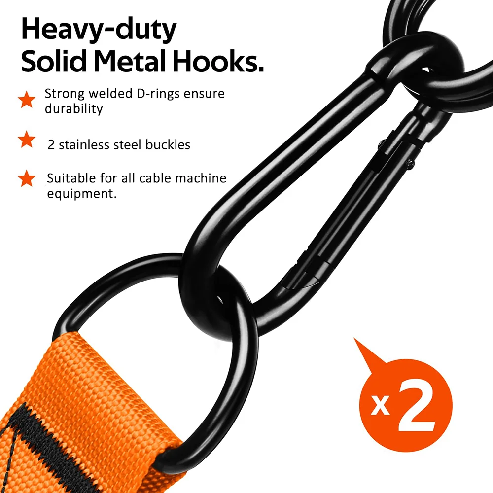 Enhanced Fitness Training Resistance Bands Handlebar Attachment