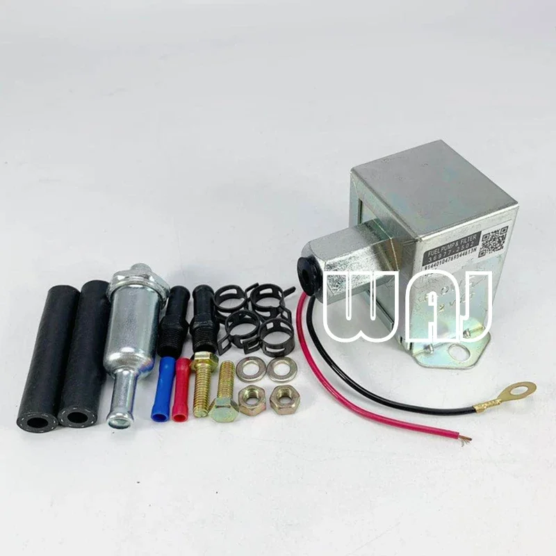 

WAJ Universal Electric Fuel Pump 12V Cars 4-7 PSI Automotive Boat Gas & Diesel E8012S