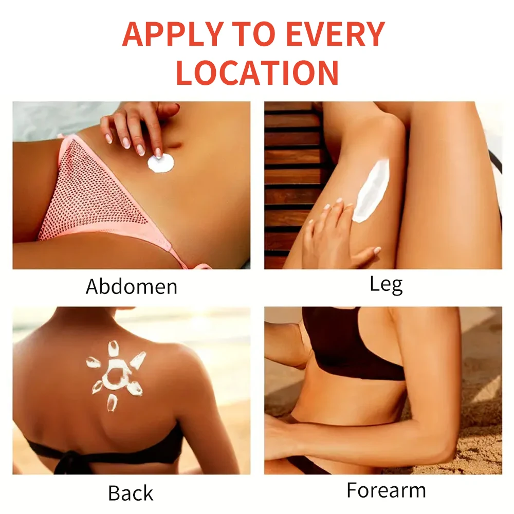 Watermelon Tanning Cream Pressed Bottle Self-tanning Waterproof Long-lasting Beach Sunbathing Create Bronze Skin 4fl.oz