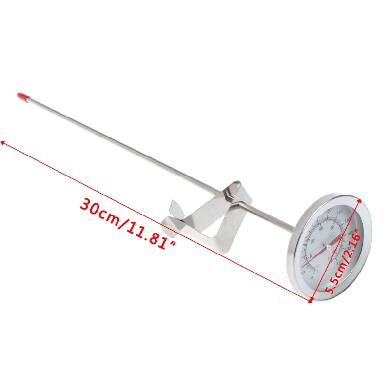 12 Barbecue Deep Fry Thermometer - Instant Read Dial Thermometer