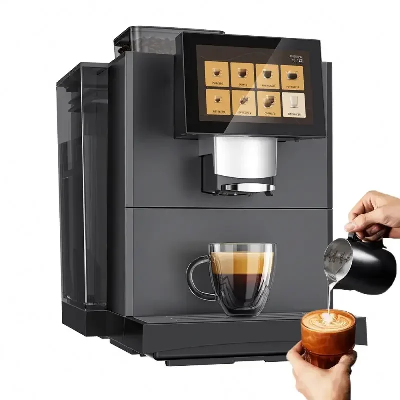 Fully Automatic Multi-language Commercial Professional Espresso Vending Coffee Maker Machine 3