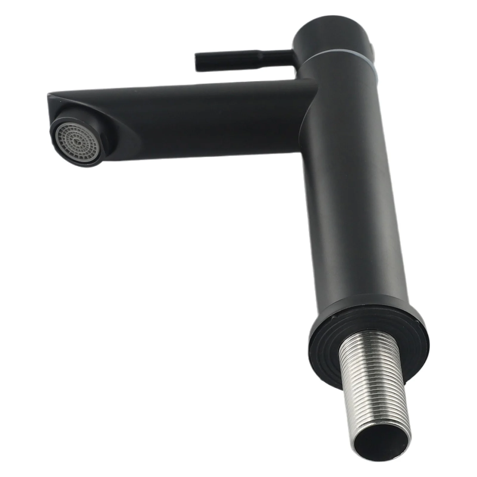 

1PC Sliver/Black Stainless Steel Faucet Basin Kitchen Bathroom Mixer Sink Tap Cold Matte Sink Faucet Taps G1/2 Thread