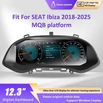 Panel de Instrumentos Digital con Velocímetro para SEAT Ibiza 2018-2025 Plataforma MQB, Kit de Actualización de Cabina Virtual 1