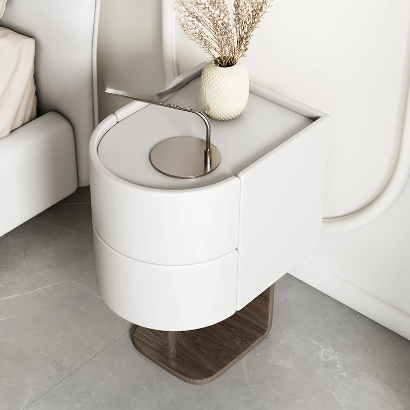 

Drcessers Bed Table Smart Modern Bedroom Minimalist Cofee Bedside Table Mobile Modern Luxury Table De Chevet Furniture WWH40XP