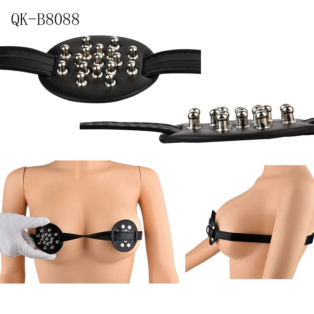 QKKQ Woman Breast Binder Nipple Clamp Straps Nipples Cover BDSM Bra Harness Chest Bondage Sex Toys For Women Men 18+ Sexy Adult nipple sex toys nipple clamps nipple clamp vibrator