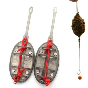 Carp Fishing Tool Method Feeder Accessories Quick Release In-Line Flat  Method Feeder and Bait Mould for Carp Tackle with Feeders