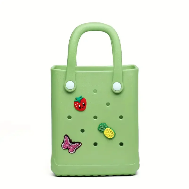 Fashionable Waterproof Sandproof Small Square Cute Children's EVA Beach Bag For Women Perfect For Shoe Flower DIY