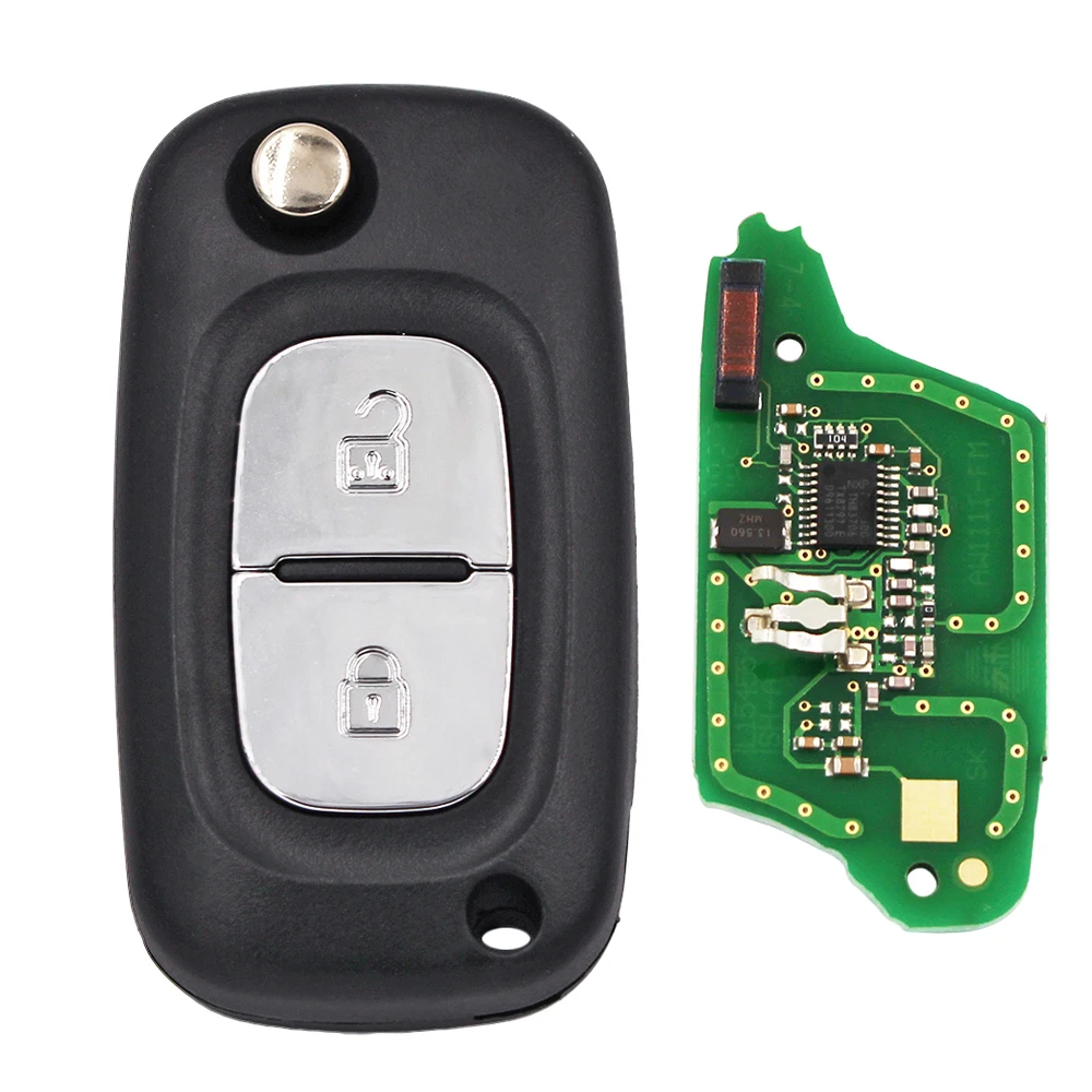 Car Remote Key Car Key 2B / 3B Flip Remote Key 433MHz PCF7961M 4A For Lada Granta Kalina Priora Vesta X-RAY 2015 -