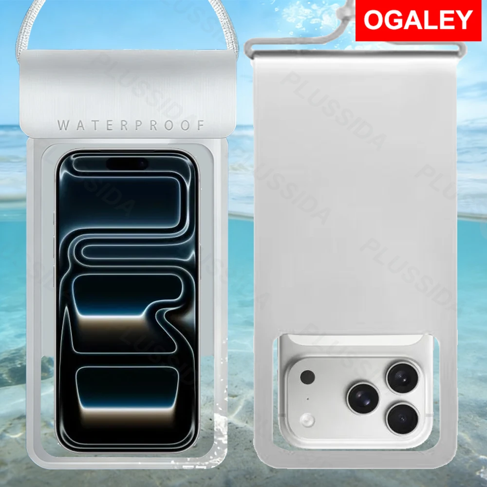 Universal Waterproof Phone Pouch with Touch Sensitivity - Ultimate Protection for Beach & Cruise Essentials