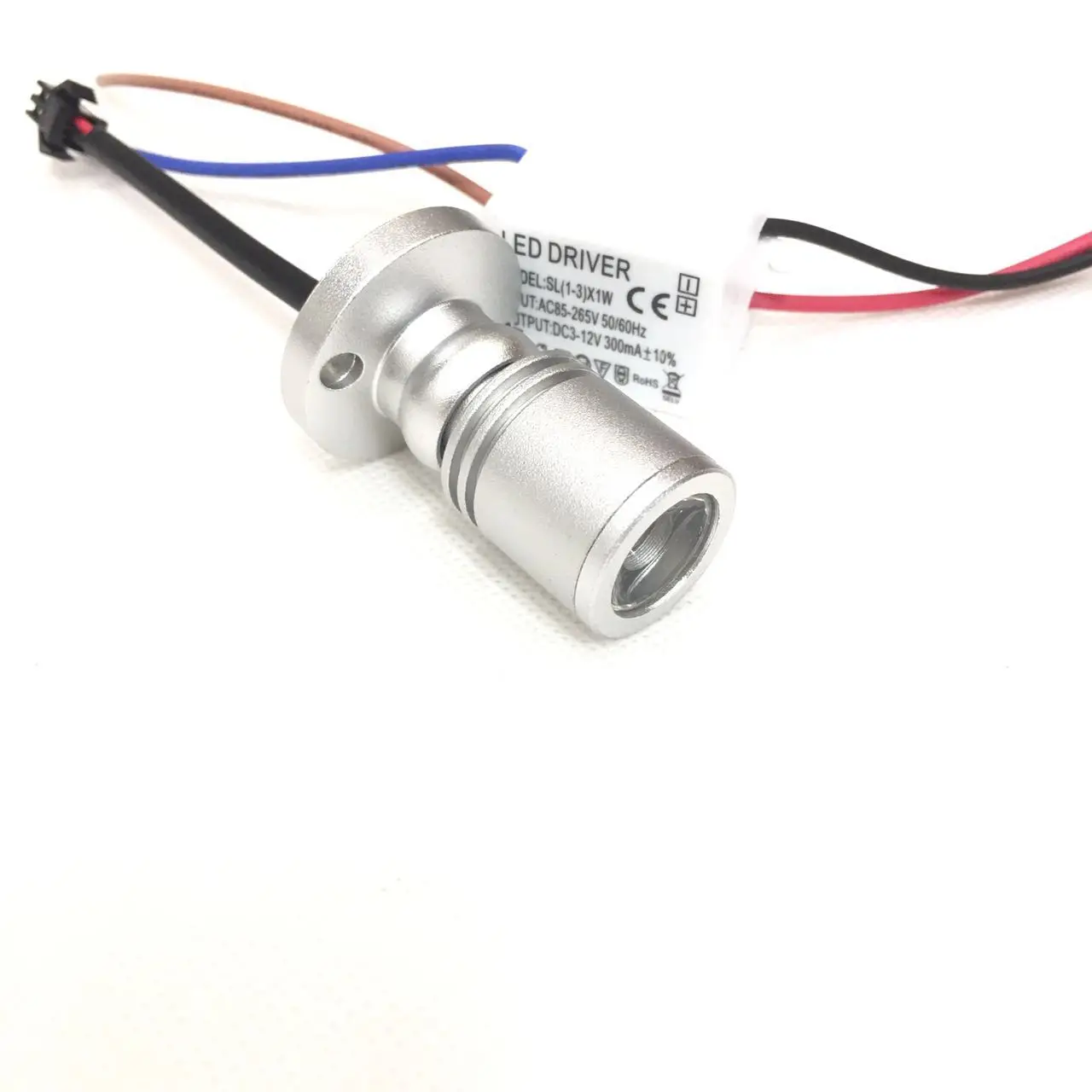 

Downlight, 3W Small Recessed Mini LED Ceiling Spotlight With Transformer For Wine Cabinet/Jewelry Cabine