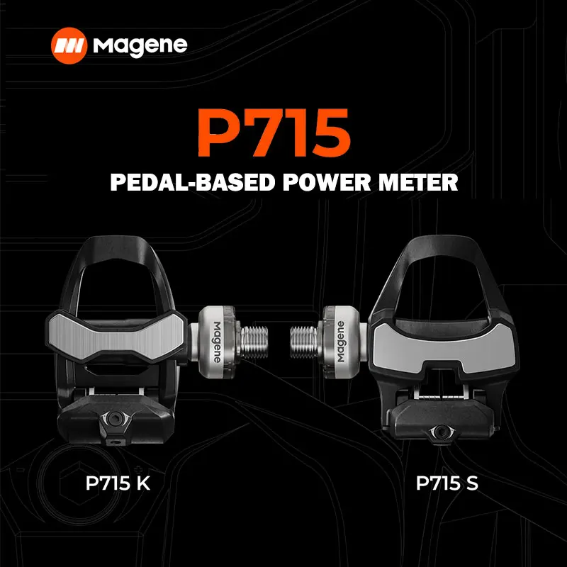 Magene P715 Bike Power Meter Pedals cadence balance 1%Power