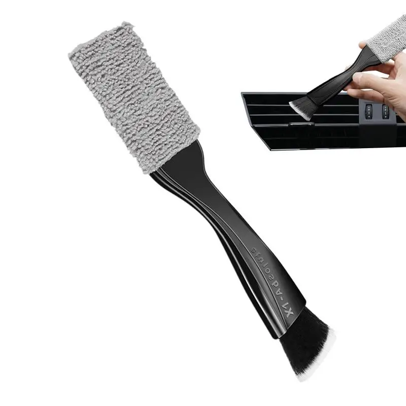 

Car Detailing Brushes Interior Exterior Auto Cleaning Brush Detailing Double Head Car Cleaning Brushes For Automobiles Sports