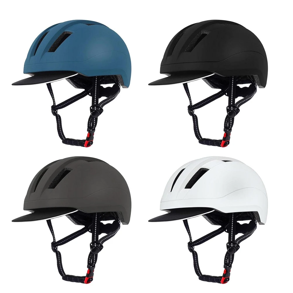 Adult Lightweight Bike Helmets Bicycle Helmet,Comfort Adjustable Baseball Cap Cycling Helmet,Urban Commuter Road Biking Scooter