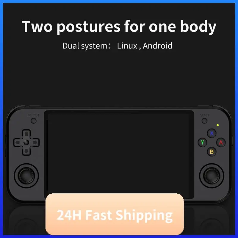 RG552 Large Screen Touch Screen Came Console 5.36 Inch IPS 1920X1152 16G Dual Systems Android Linux (A, US Plug)