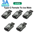 5x 3A C to ios Male