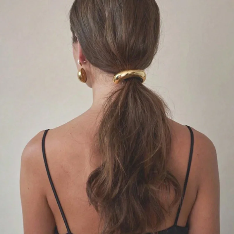 Hair Accessory 4pcs Fashion Women's Jewelry Accessories Elegant High Ponytail Hair Rope for Daily Holiday Wear Girl Elastic Hair Accessories