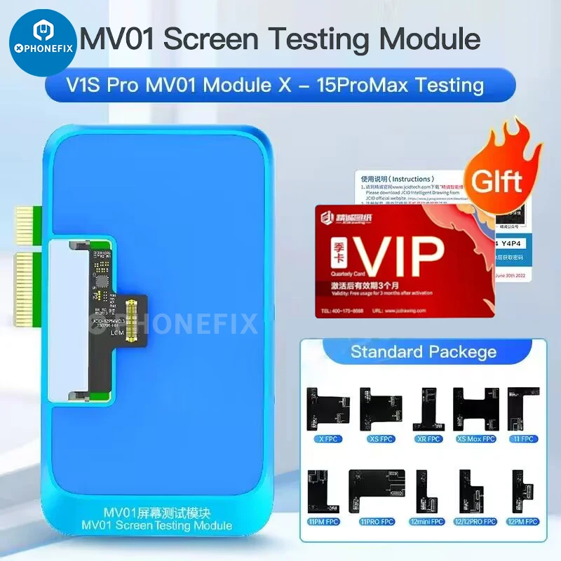 Modulo di Test dello schermo JC JCID V1S Pro MV01 per iPhone X 11 12 13 14 15 Pro Max Plus Test completo dello schermo del Display Samgsung