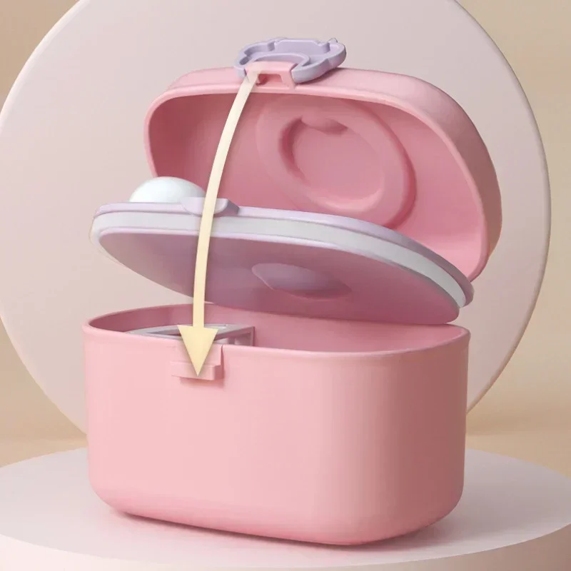 Milk Powder Spoon Portable Storage Box for Baby Milk Powder Essential Cereal Infant Box Toddle Snacks baby food storage containers portable food storage box baby milk powder dispenser