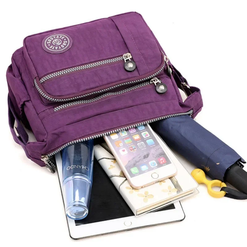 New Women Handbags Casual Crossbody Shoulder Bag Women's Nylon Waterproof Messenger Bags For Ladies Diagonal Bag Travel Purses 5