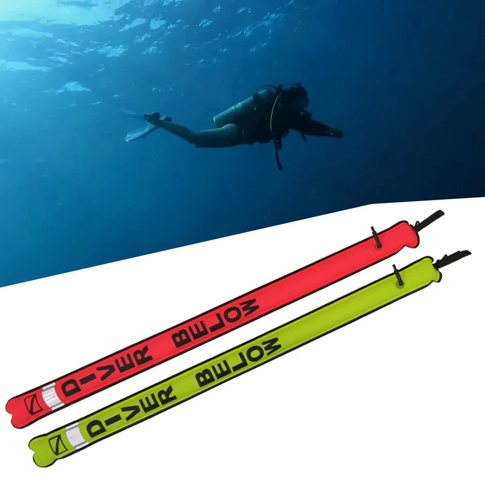 1x Scubas Diving For-Surface Marker Buoys Tube-Diver Inflatable SMB Safety Sausages With Valves Diving Water Sports