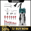 800W Electric Wood Router Woodworking Electric Trimmer Wood Milling Machine Power Carpentry Tools With 6.35mm Milling Cutter 1