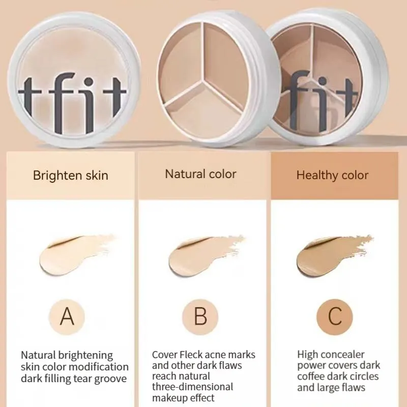 Color Concealer Palette Multi-Color Cover Spot Highlighting and Repair