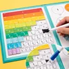 Children Magnetic Fraction Montessori Mathematics Wooden Fraction Book Learning Math Inteligence Educational Kid Teaching Aids 6