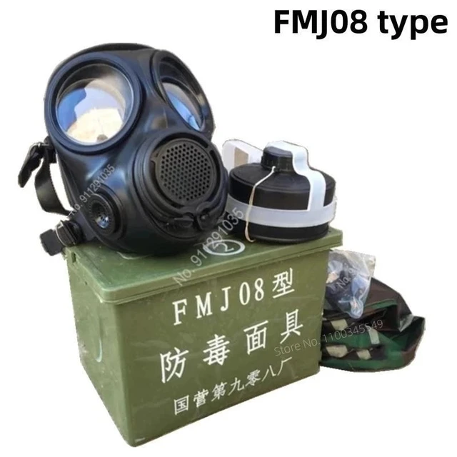 Masque à gaz respiratoire de protection respiratoire Casque de survie  chimique nucléaire