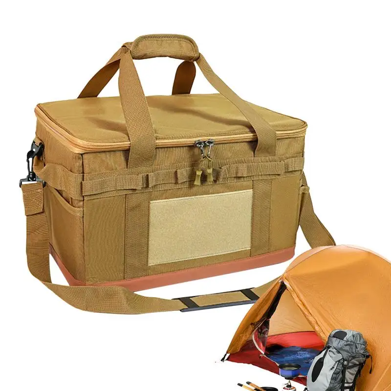 

Camping Bag Organizer 30L Utensil Bag Organizer 600D Oxford Cloth Picnic Bag Gym Duffle Bag Backpack Trunk Organizer