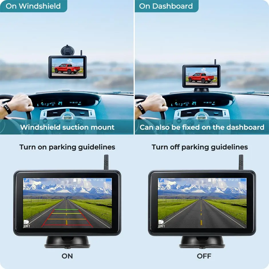 rear installation example