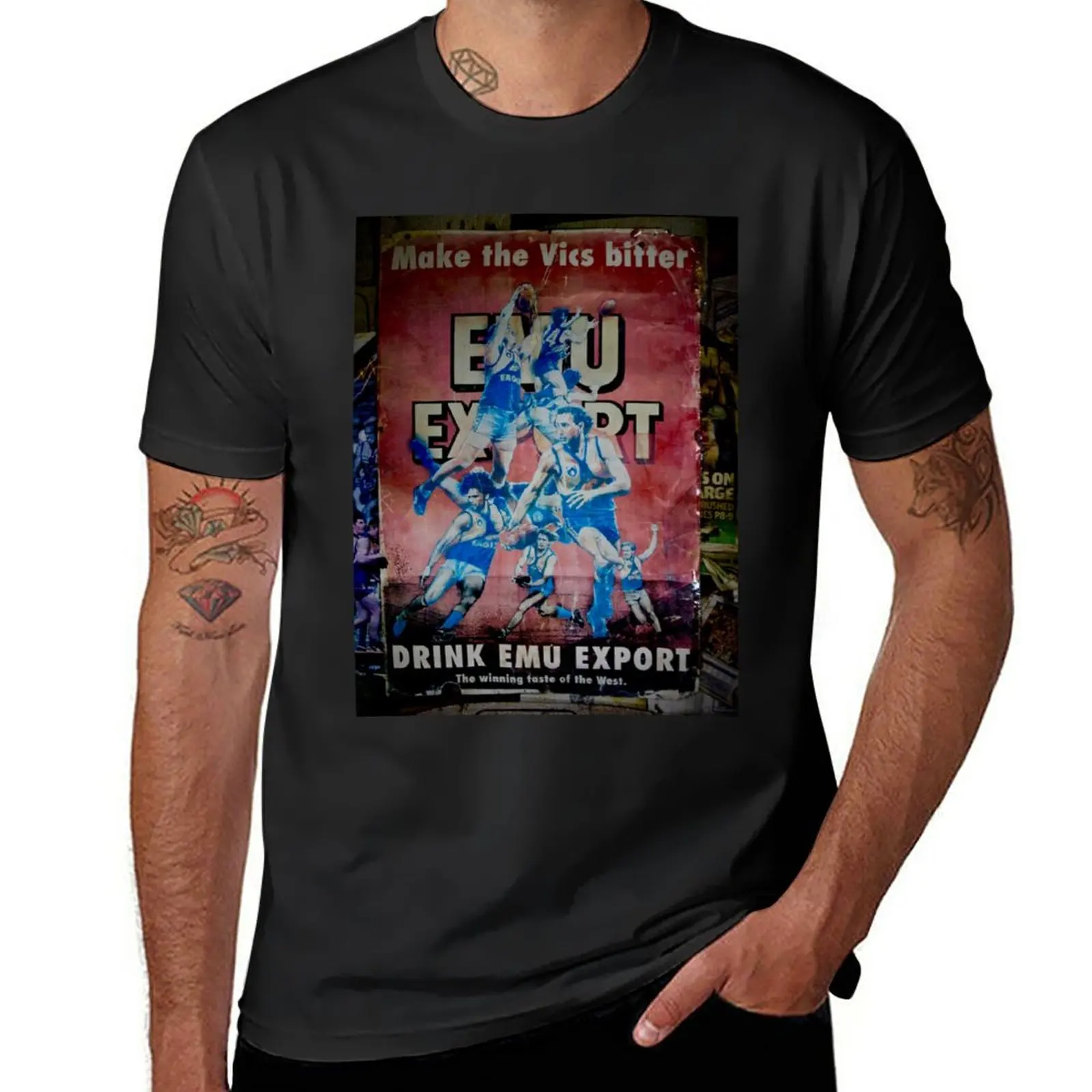 

Bitter Emu T-Shirt customs anime clothes quick-drying korean fashion mens white t shirts