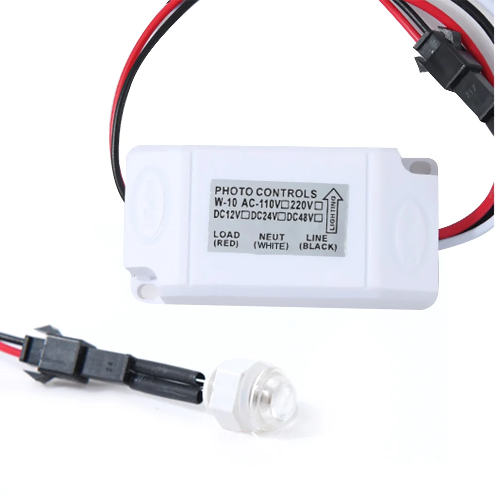 

IP44 DC12V 24V 220V AC Mini Outdoor Light Control Photo Sensor Switch Rainproof for Lamps