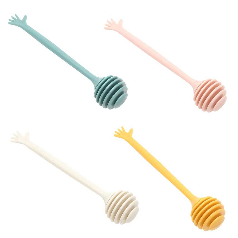 4pcs Useful Honey Stirrer Sticks Tool Great Honey Household Stirring