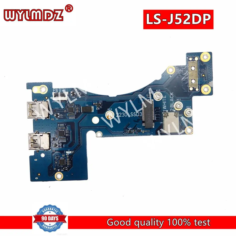 

LS-J52DP For Asus Alienware m17 R3 Left Side USB microSD Slot IO Circuit Board - KFNTW