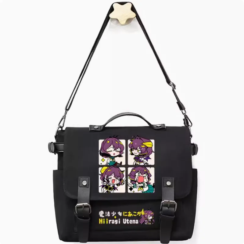 Anime Gushing over Magical Girls Cosplay Casual Oxford Messenger Bag Schoolbag Shoulder Bag Student Teenager Gift B858