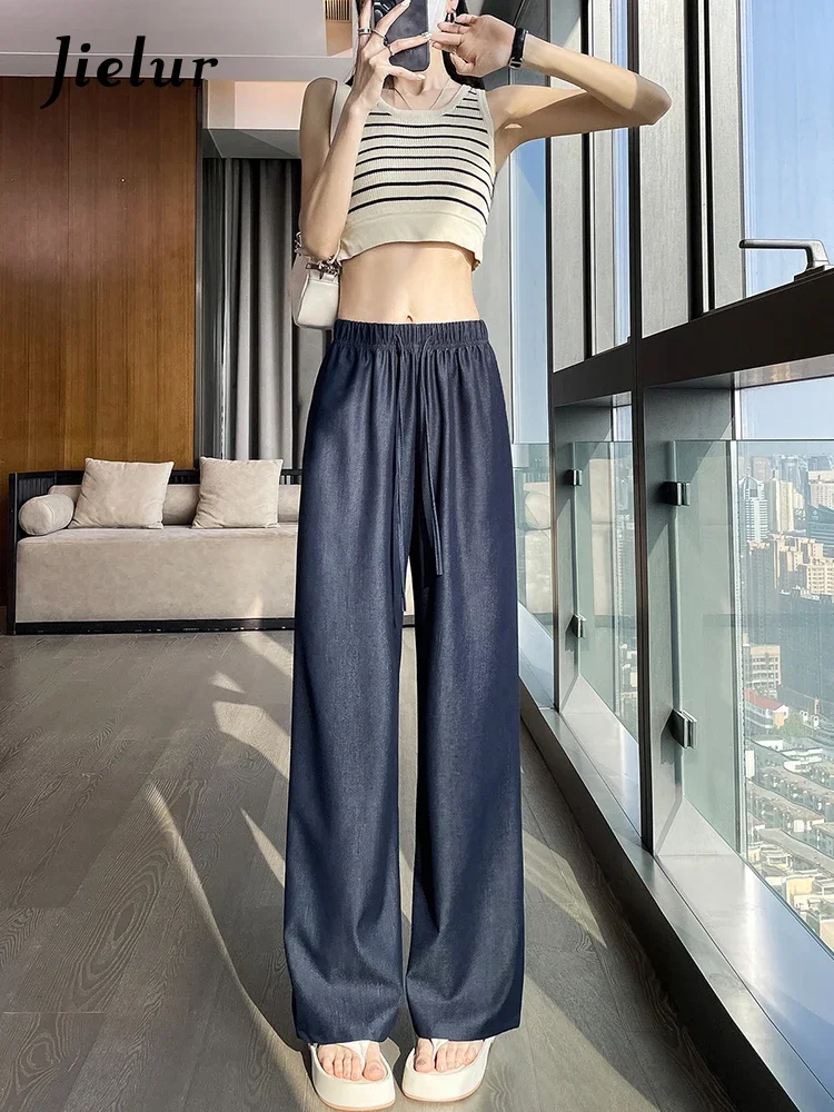 Рисунок 3 - Женские прямые брюки с завышенной талией Jielur