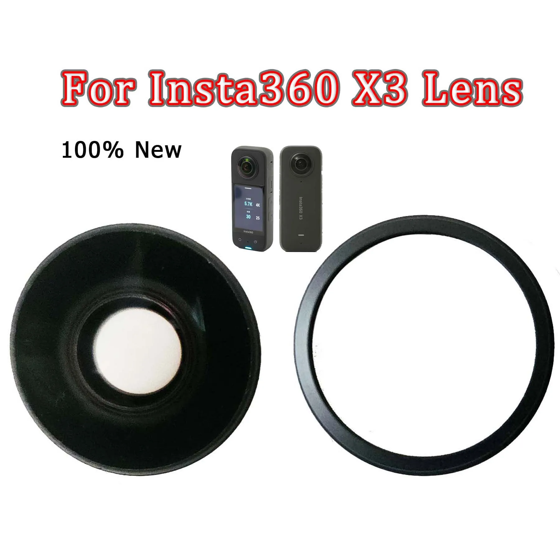 For Insta360 X3 Replacement Lens Glass For Action Camera Repairing Replacement Parts