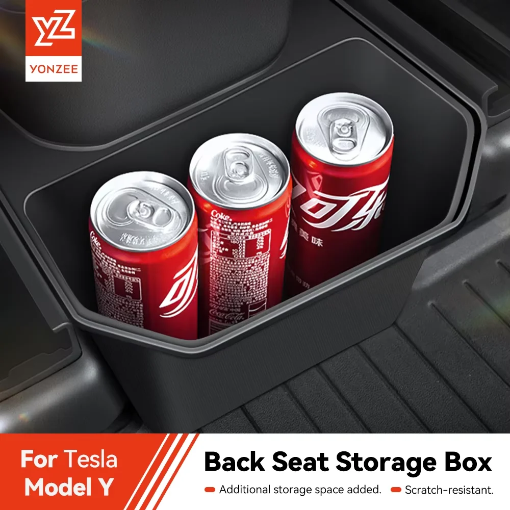 2 Pezzi Organizer Console Tesla Model 3 Highland 2024-2025 E Model Y Juniper - Interno Floccato - Foto 2