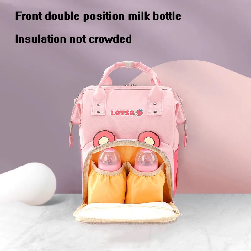 Disney Cartoon Alien Diaper Bag Backpack Multifunction Travel Back Pack Maternity Baby Changing Bags Large Capacity Waterproof 4