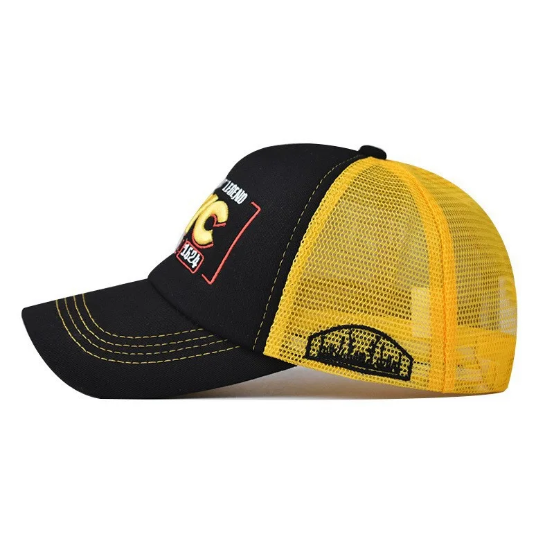 New Style Unisex Baseball Cap Classic NYC Letter Pattern Mesh Cap Men And Women Breathable Streetwear Summer Trucker Hat