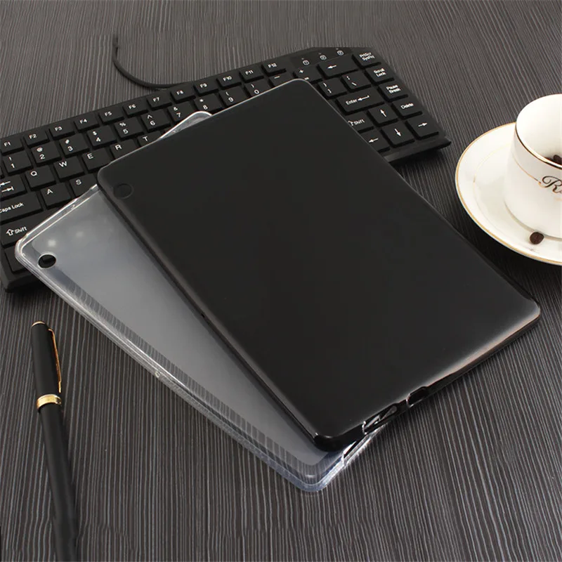 l03 w19 transparente tpu tablet caso capa