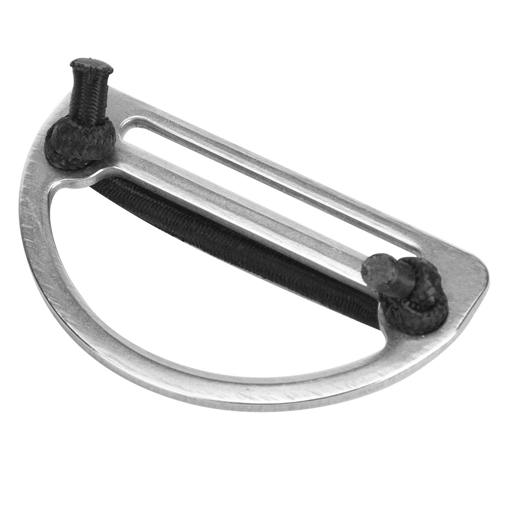 Premium 316 Stainless Steel D-Ring Belt Buckle & Webbing Strap Keeper