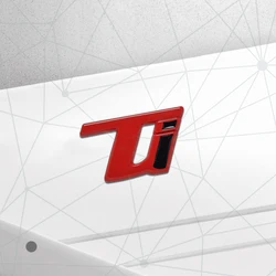 3D Auto Metal VELOCE Edition Steering Wheel Emblem Sticker LOGO Decor (TI Logo)