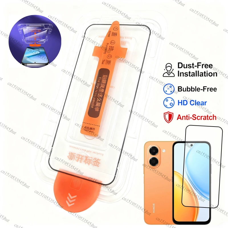 Premium Full Cover Tempered Glass Screen Protector - Anti-Scratch, Dust-Free, 6.61 inch