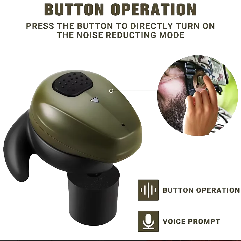 Electronic bluetooth shooting earplugs, electronic anti-noise headphones for shooting noise reduction hearing protection