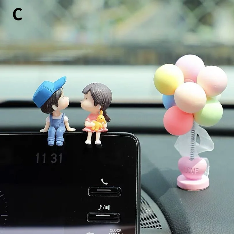 Creative Couple Decoration Car Air Outlet Perfume Clip Aromatherapy  Conditioning Accessories Cute Flavoring for