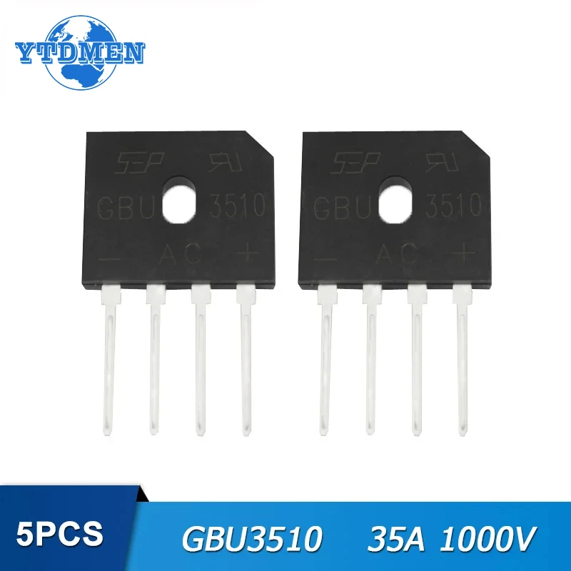 Diode Bridge Rectifier Kit GBJ1510 GBJ2510 GBJ3510 GBU1510 GBU3510 5PCS diode bridge rectifier electrical rectifier diodes rectifier diodes electrical diodes electrical component electronic component